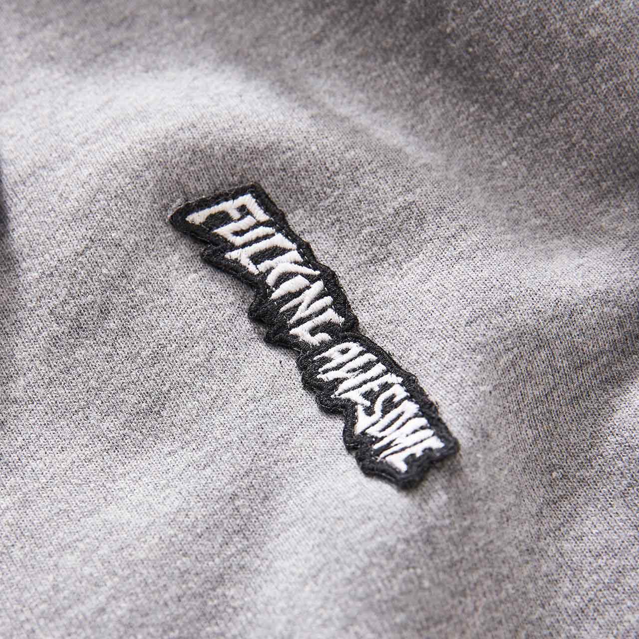 fucking awesome little stamp hoodie (gunmetal heather) - p707139 - a.plus - Image - 3