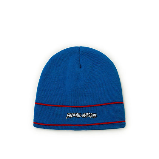 fucking awesome fucking awesome little stamp stripe beanie (blue/red) P709211