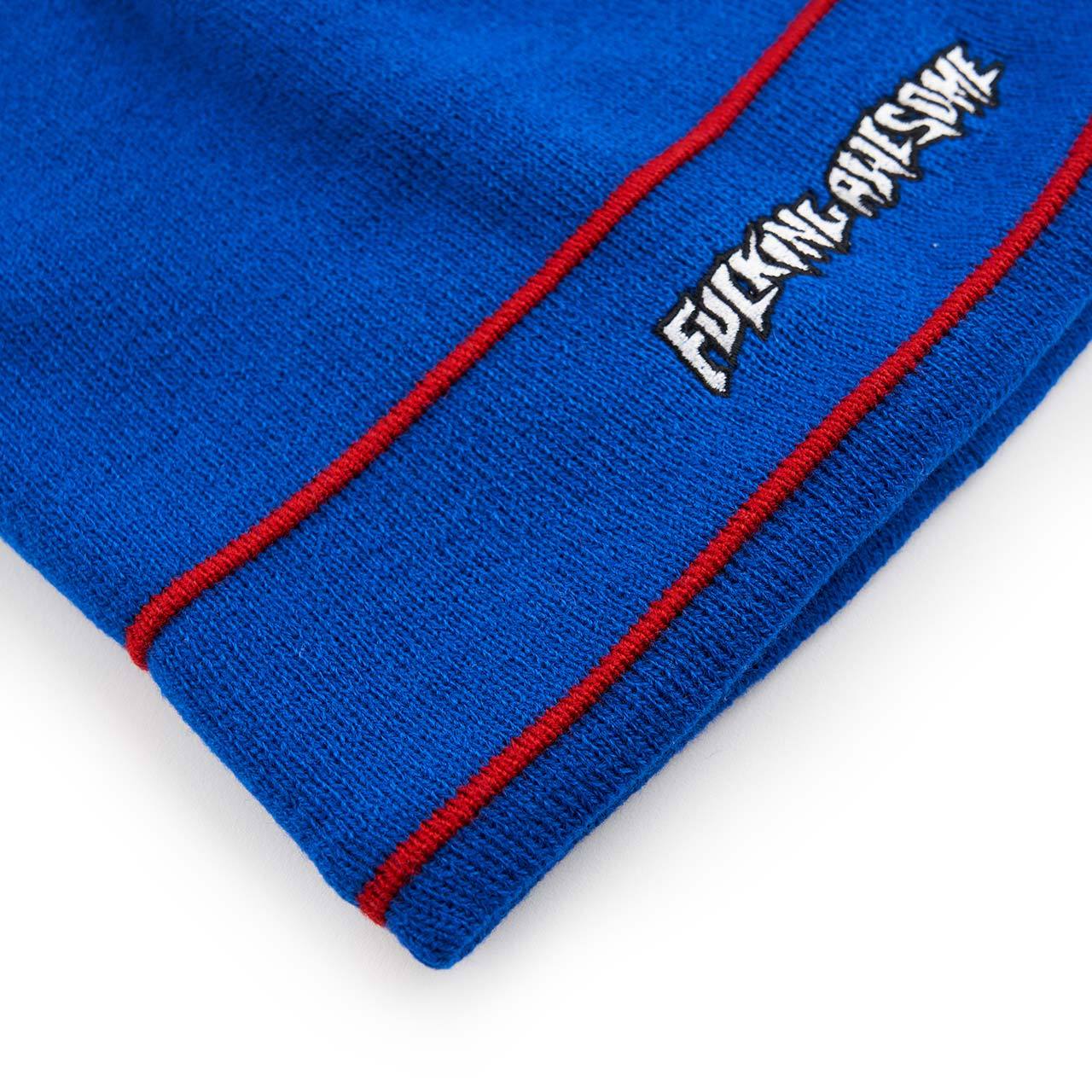 fucking awesome fucking awesome little stamp stripe beanie (blue/red) P709211