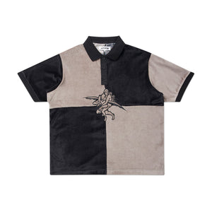 fucking awesome fucking awesome night flight polo (black / grey)