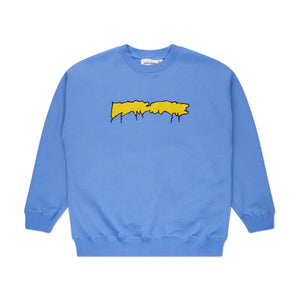 fucking awesome fucking awesome outline logo crewneck (granada sky)