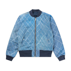 fucking awesome fucking awesome reversible bomber jacket (navy/bomb dill art)