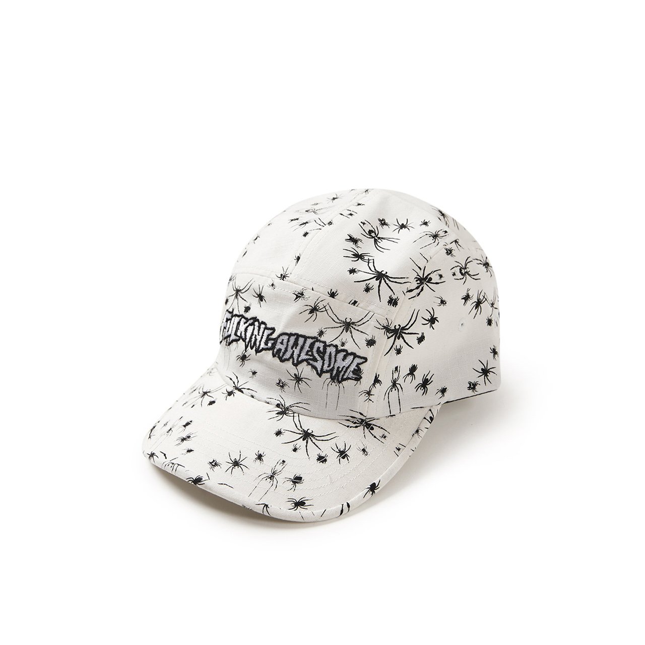 fucking awesome fucking awesome spider stamp volley strapback cap (ivory) p708480-001SPONESIZE