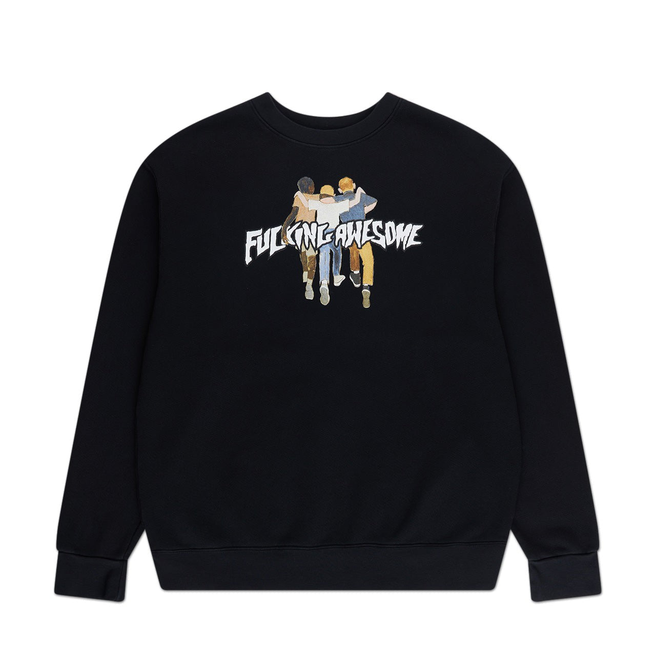 fucking awesome fucking awesome the kids all right crewneck (black)