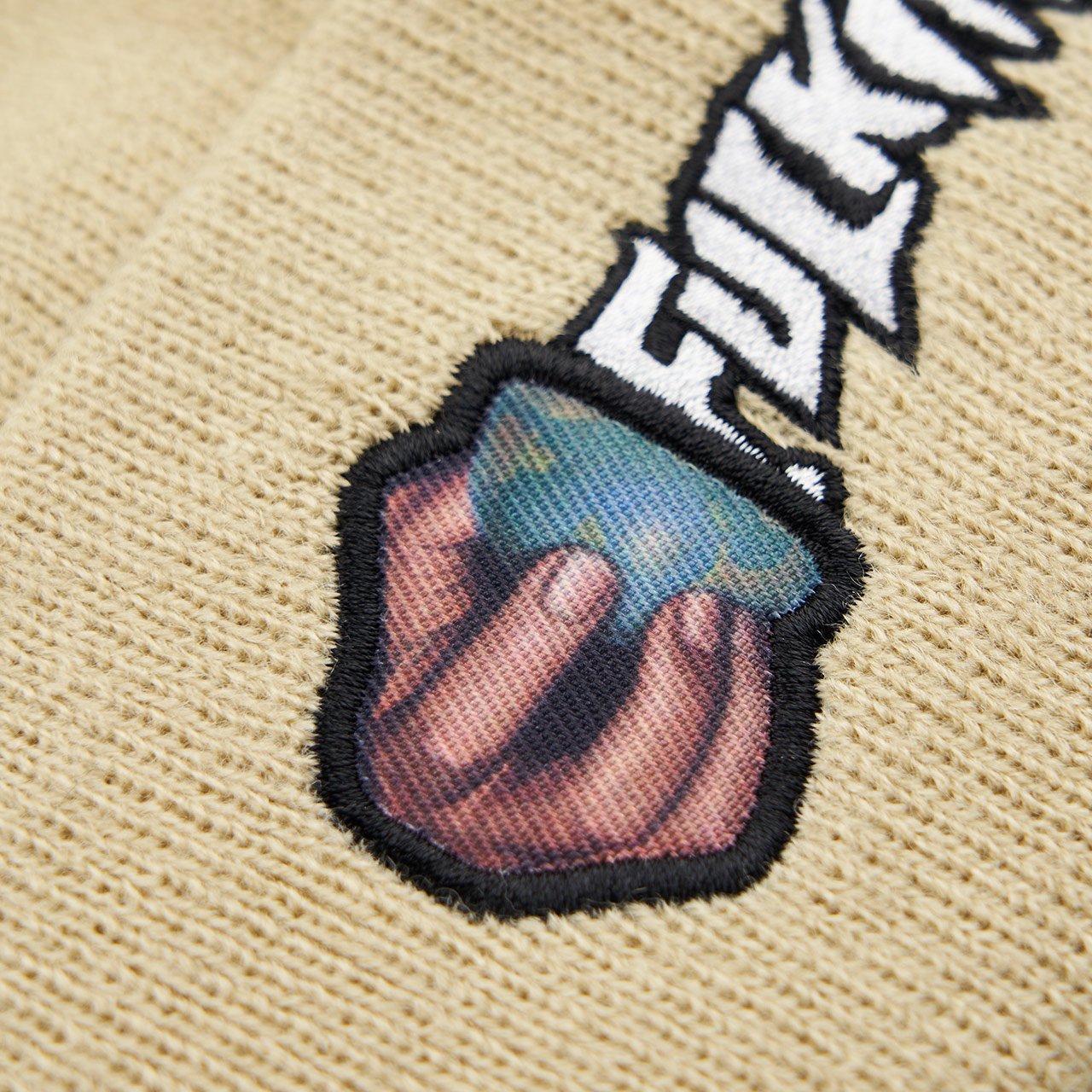 fucking awesome fucking awesome world cup cuff beanie (sand) P709224