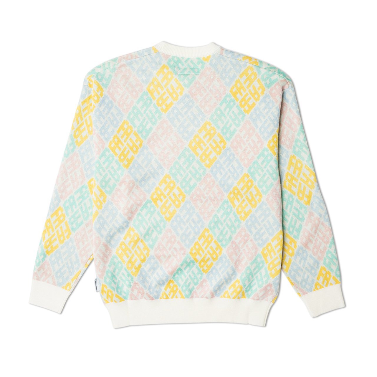 fucking awesome monogram sweater (white multi)