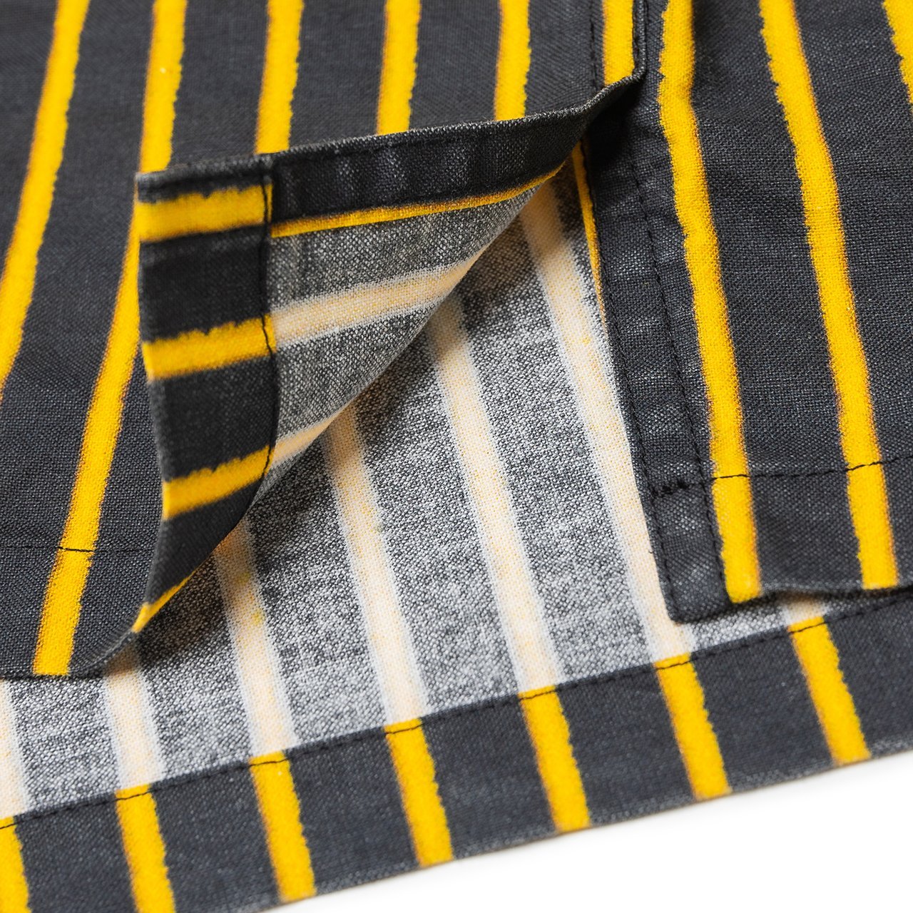 fucking awesome overspray stripe shirt (black / yellow) - p702716-002 - a.plus - Image - 6