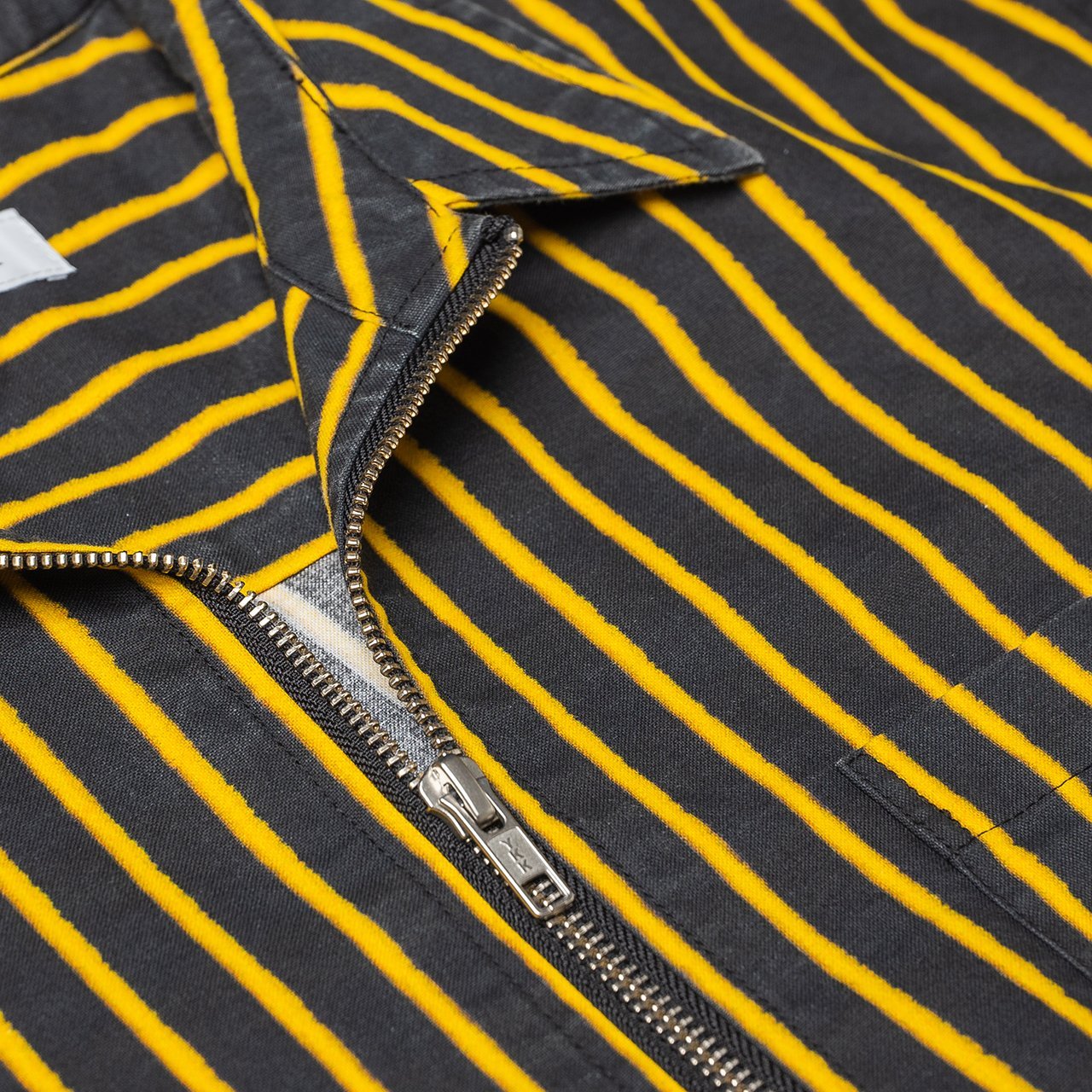 fucking awesome overspray stripe shirt (black / yellow) - p702716-002 - a.plus - Image - 3