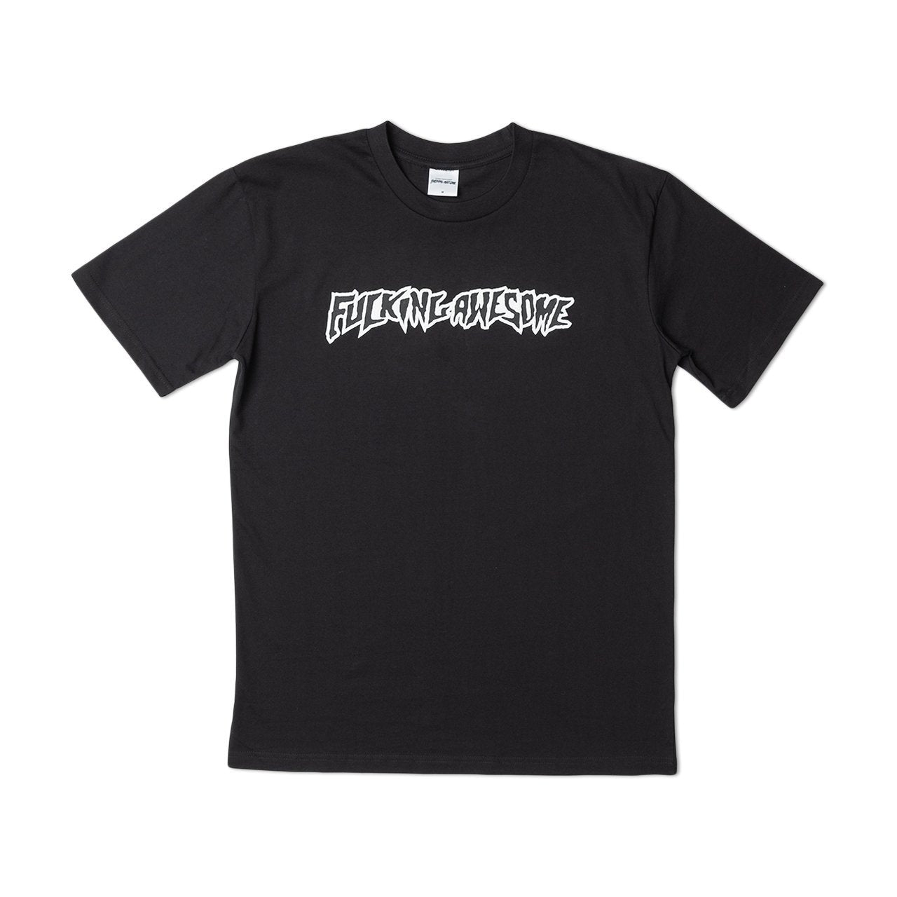 fucking awesome puff outline logo tee (black) - p702695-002 - a.plus - Image - 1
