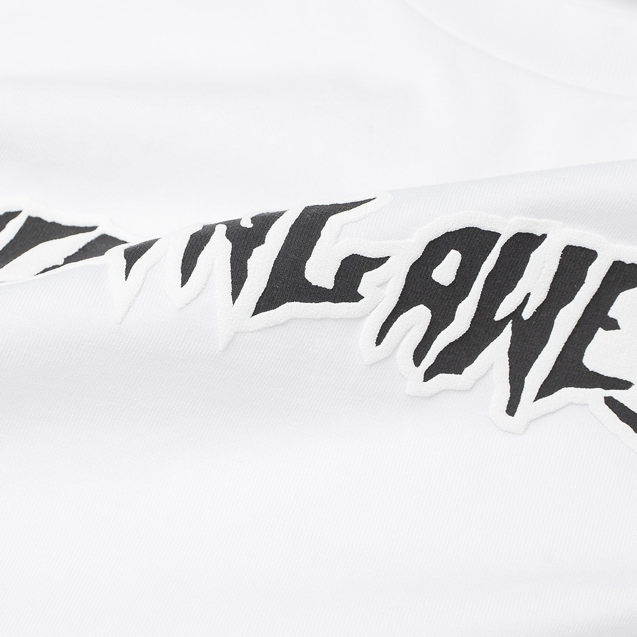 fucking awesome puff outline logo tee (white) - p702699-002 - a.plus - Image - 3