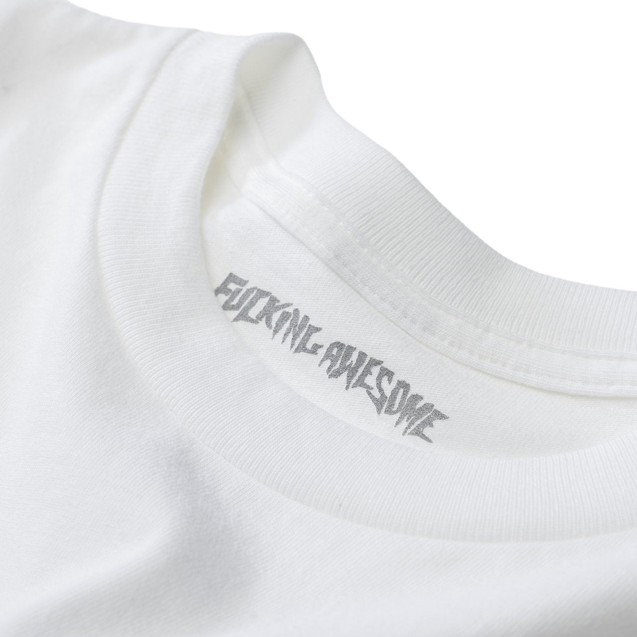 fucking awesome world fucking l/s tee (white) P705248-001 - a.plus