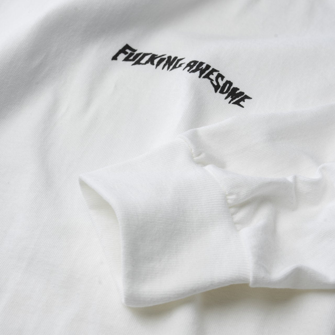 fucking awesome world fucking l/s tee (white) P705248-001 - a.plus