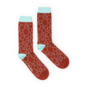 henrik vibskov henrik vibskov foam socks (rust) AW20-S110