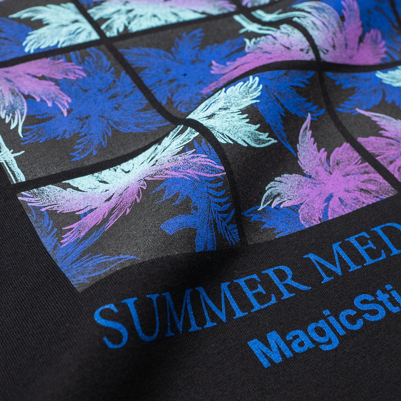 magic stick meditation t-shirt (black) - 20ss-ms4-043 - a.plus - Image - 5