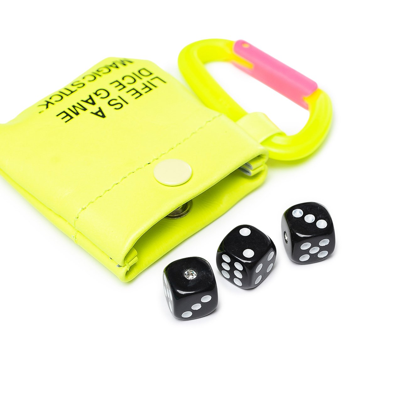 magic stick travel chinkoro pouch with dice (volt yellow) - 19ss-ms7-015 - a.plus - Image - 3