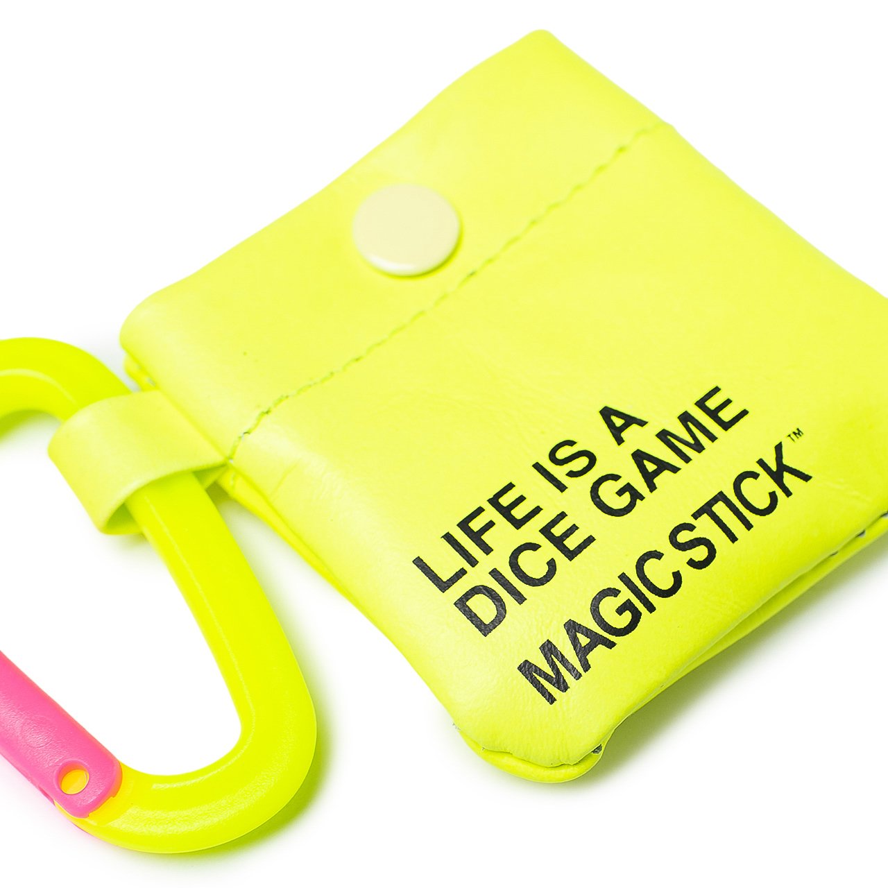 magic stick travel chinkoro pouch with dice (volt yellow) - 19ss-ms7-015 - a.plus - Image - 2
