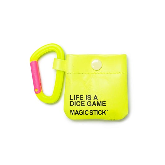 magic stick travel chinkoro pouch with dice (volt yellow) - 19ss-ms7-015 - a.plus - Image - 1