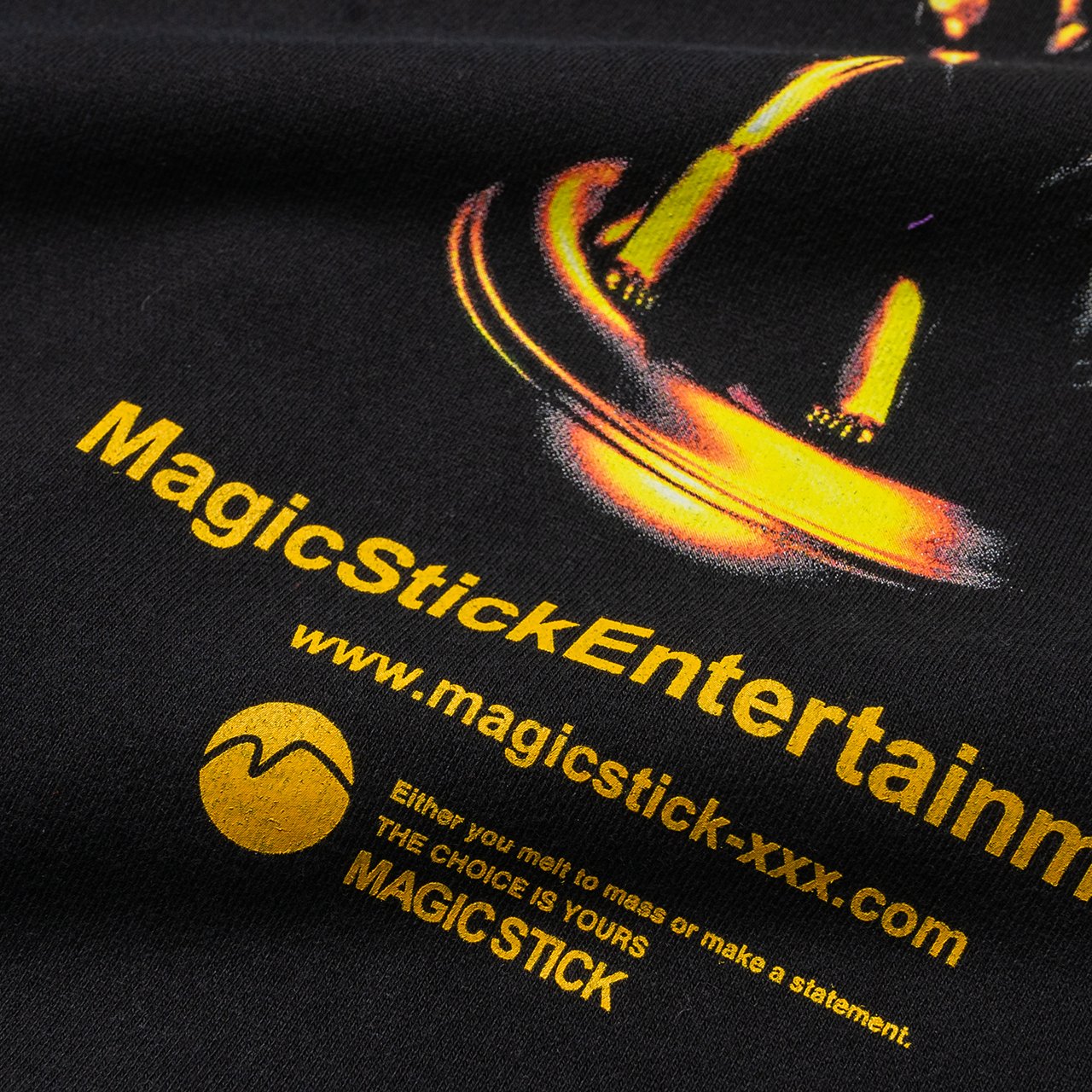 magic stick world is yours og logo hoodie (black) - 20ss-ms2-015 - a.plus - Image - 6