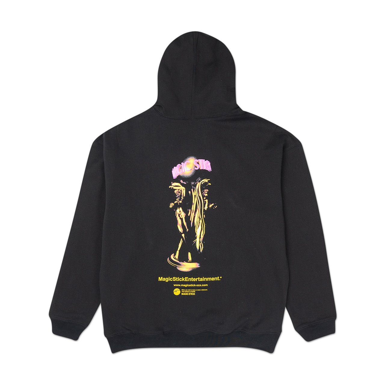 magic stick world is yours og logo hoodie (black) - 20ss-ms2-015 - a.plus - Image - 2