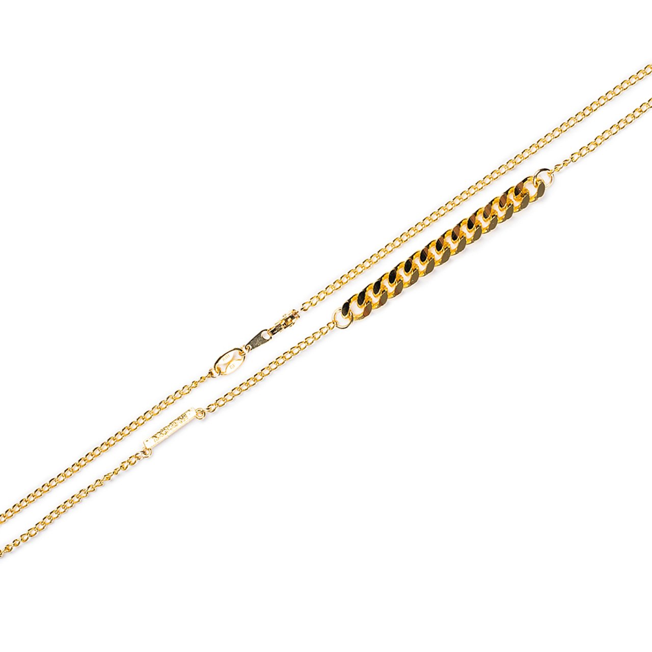 magic stick yakuza neck chain (gold) - 20ss-ms2-018-gold - a.plus - Image - 1