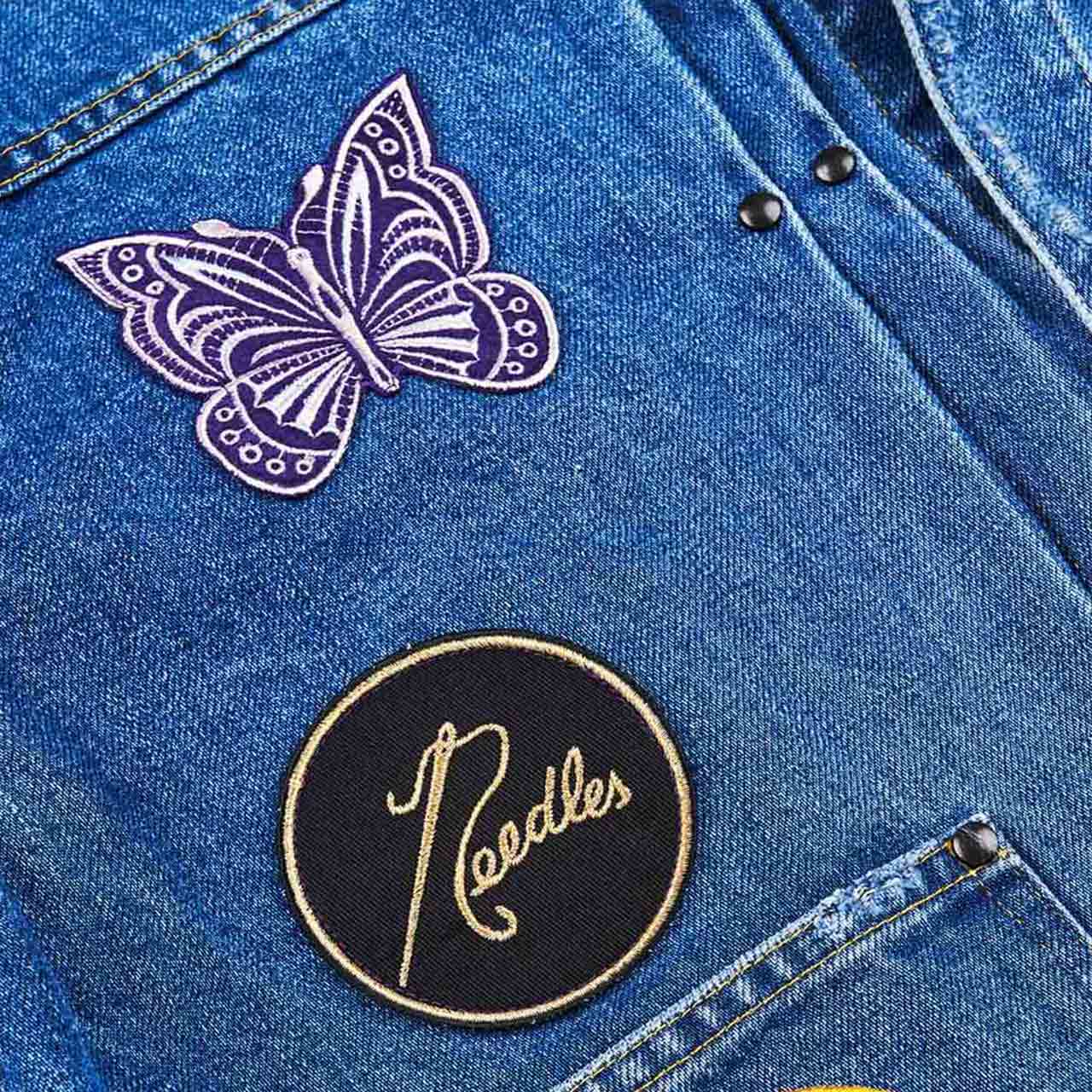 needles assorted patch jean jacket (indigo) KP137 - a.plus