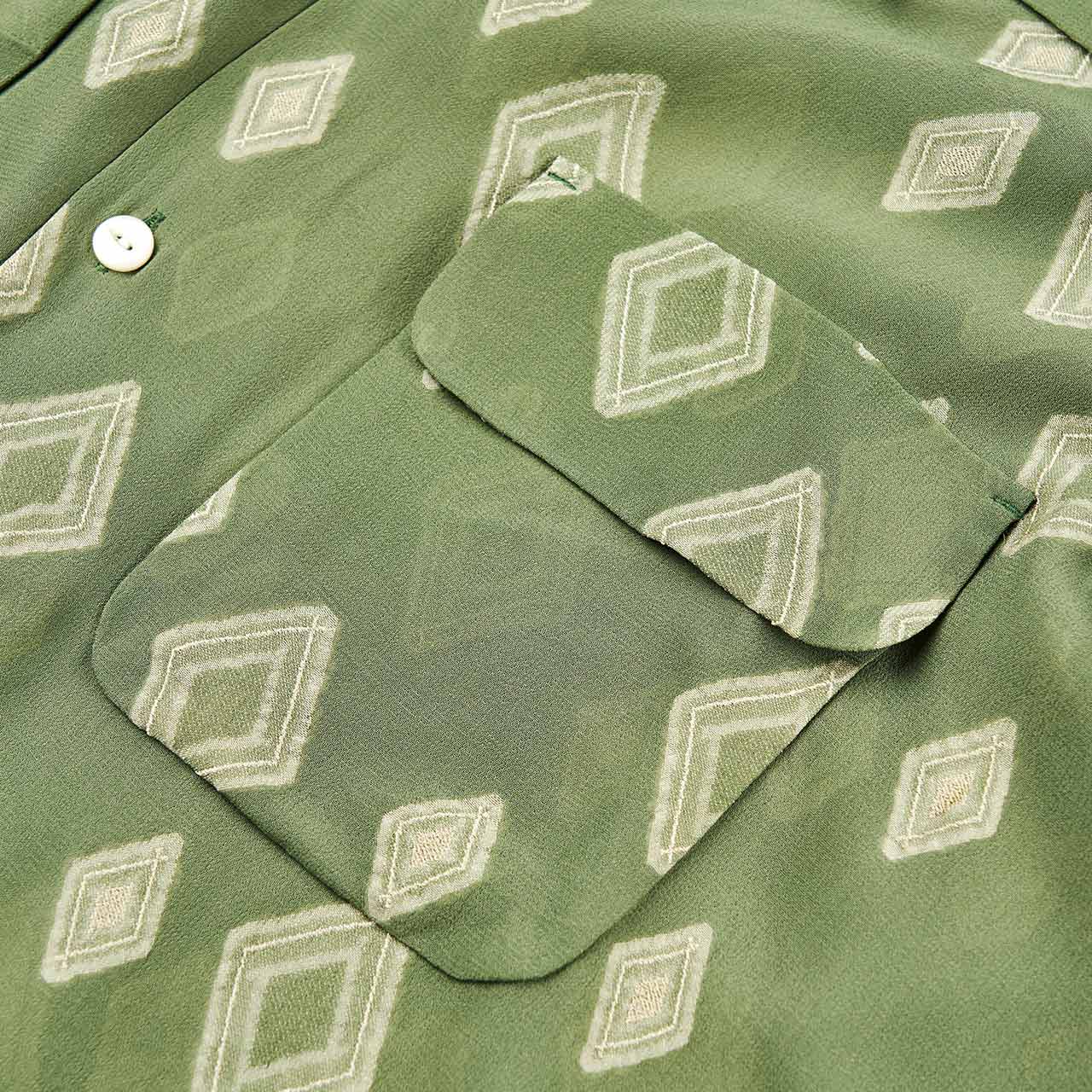 needles classic diamond shirt (green) KP114 - a.plus