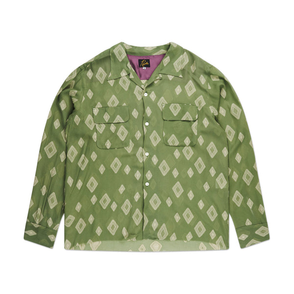 needles classic diamond shirt (green)