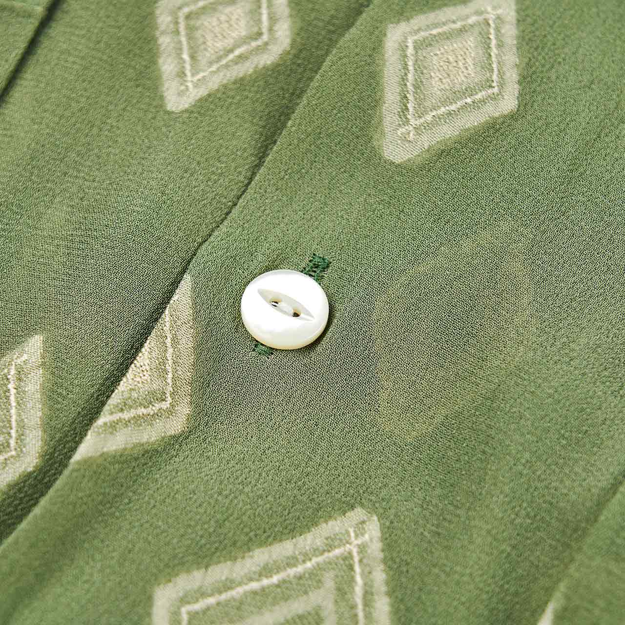needles needles classic diamond shirt (green)