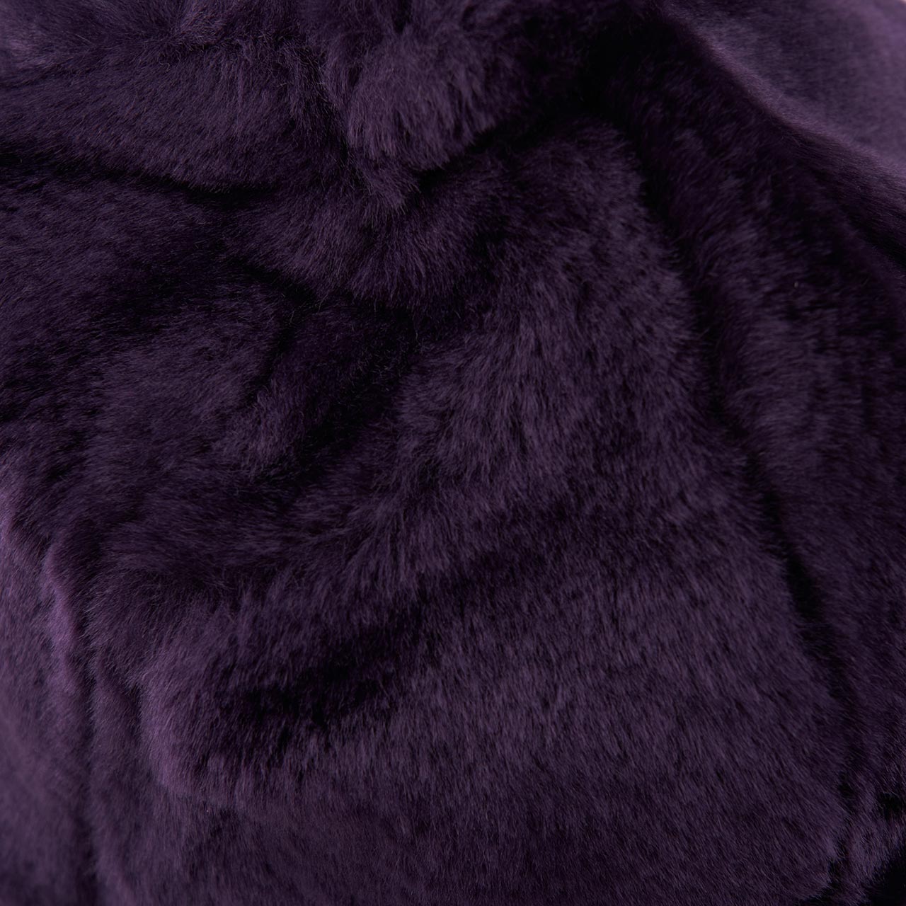 needles needles faux fur bermuda hat (purple) JO034OS