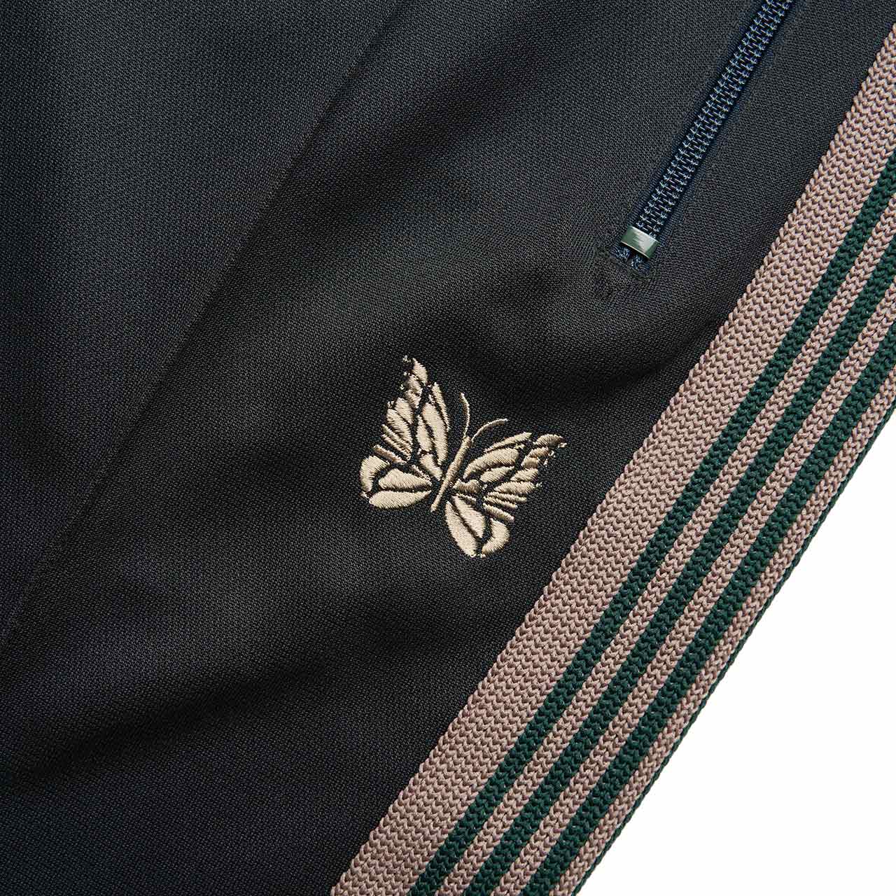 needles side stripe track pants (green)