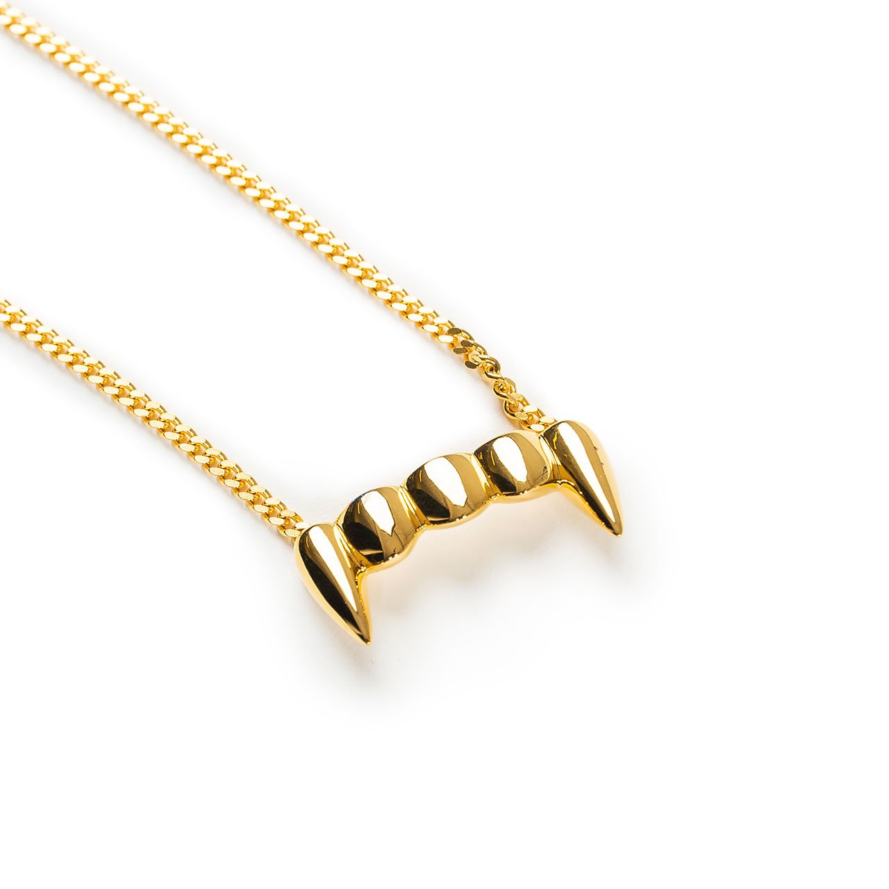 perks and mini perks and mini s.loops original fang necklace (gold) 9701-B-GLD