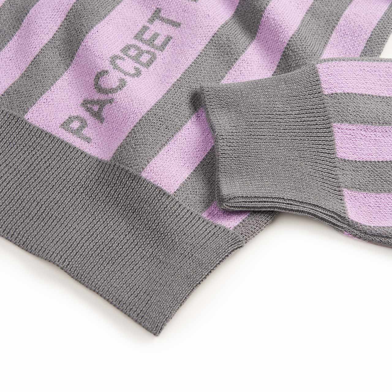 rassvet rassvet knit cardigan (purple / grey)