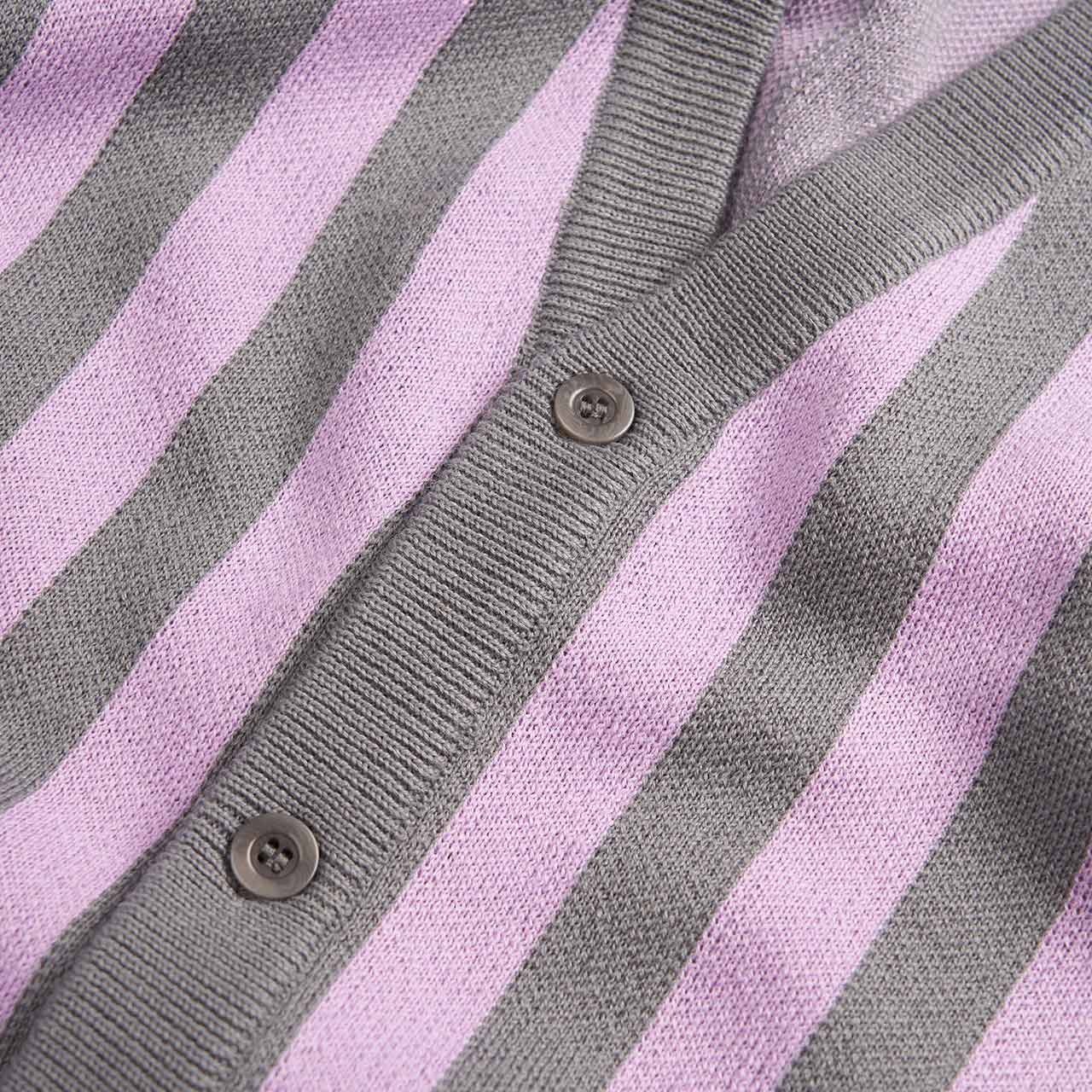 rassvet rassvet knit cardigan (purple / grey)