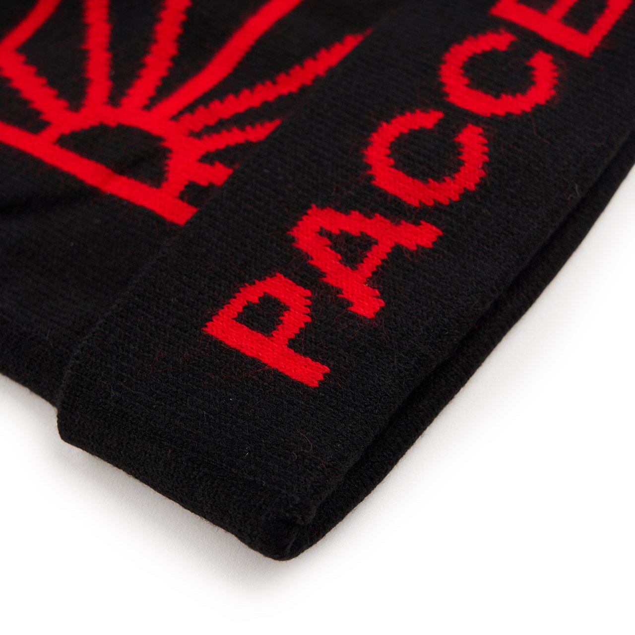 rassvet rassvet logo beanie (black / red) PACC9K007