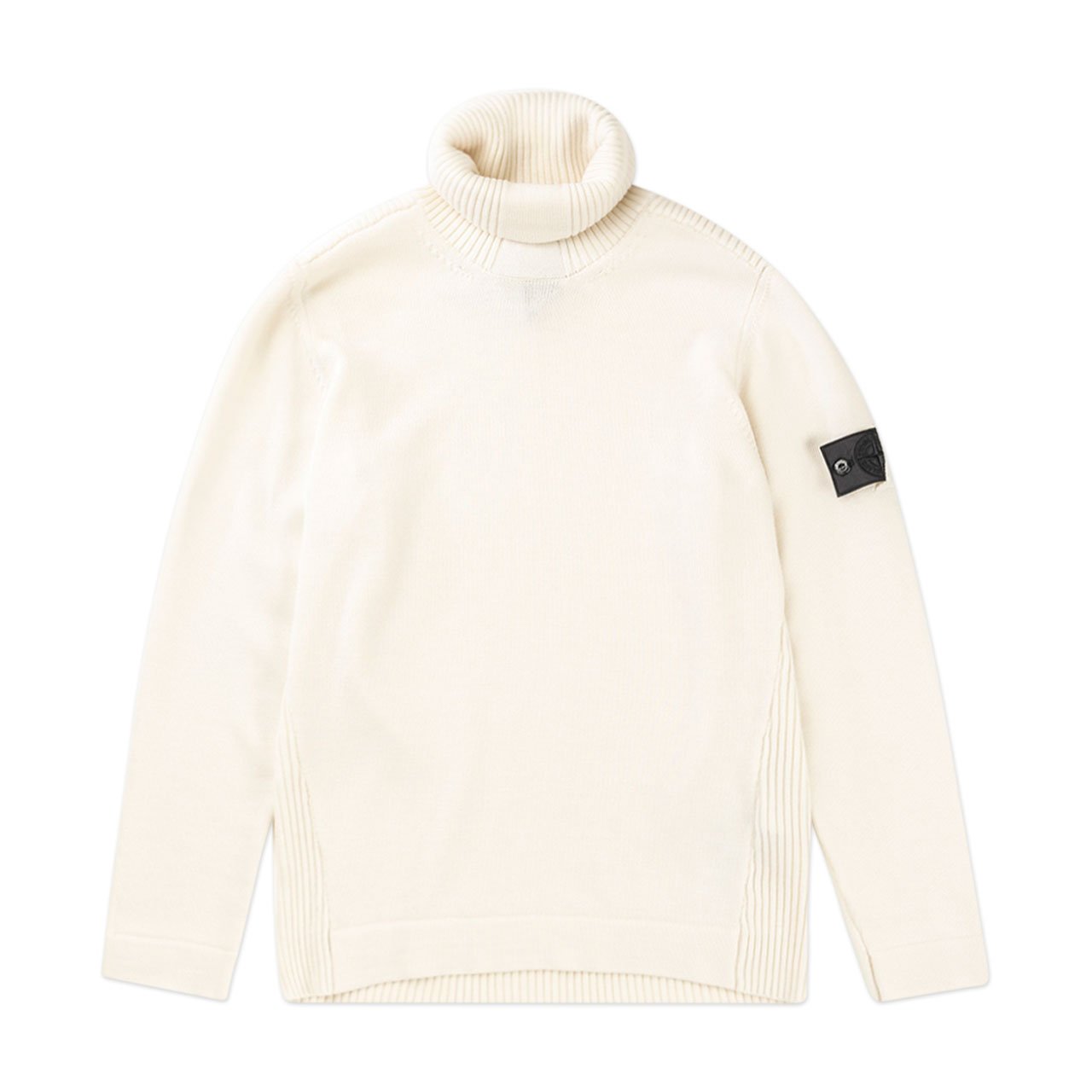 stone island shadow project ribbed turtle neck (white) - 7319510a5.v0099 - a.plus - Image - 1