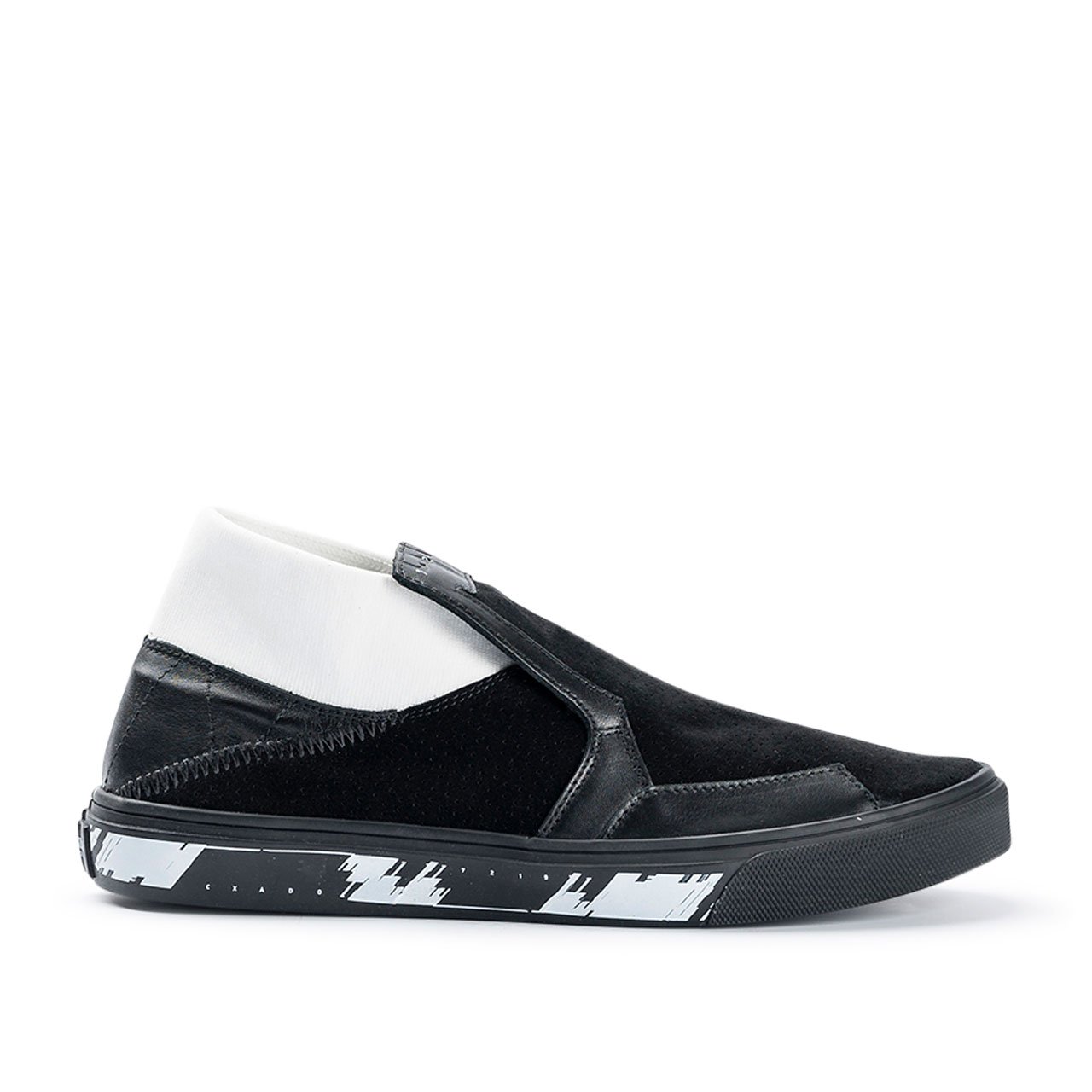 stone island shadow project slip-on mid leather (black) - 7219s0123.v0029 - a.plus - Image - 1