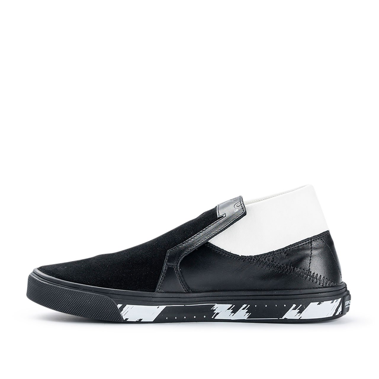 stone island shadow project slip-on mid leather (black) - 7219s0123.v0029 - a.plus - Image - 3