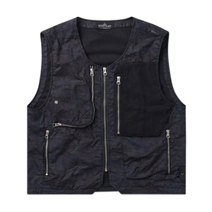 stone island shadow project stone island shadow project utility vest (black / multi)