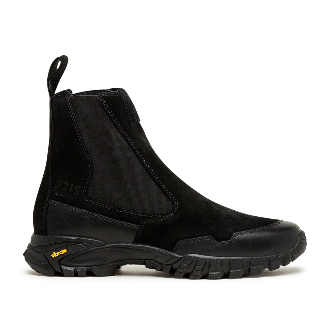 stone island shadow project velcro fastened chelsea boot (black) - 7319s0422 - a.plus - Image - 1