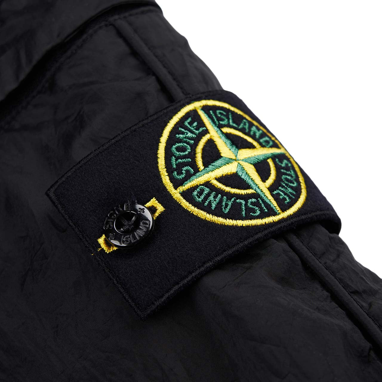 stone island stone island cargo pants (black)