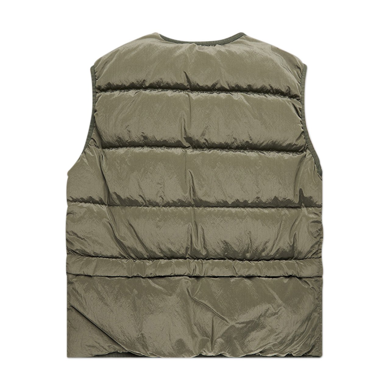 stone island stone island combo raincoat vest (black / olive)