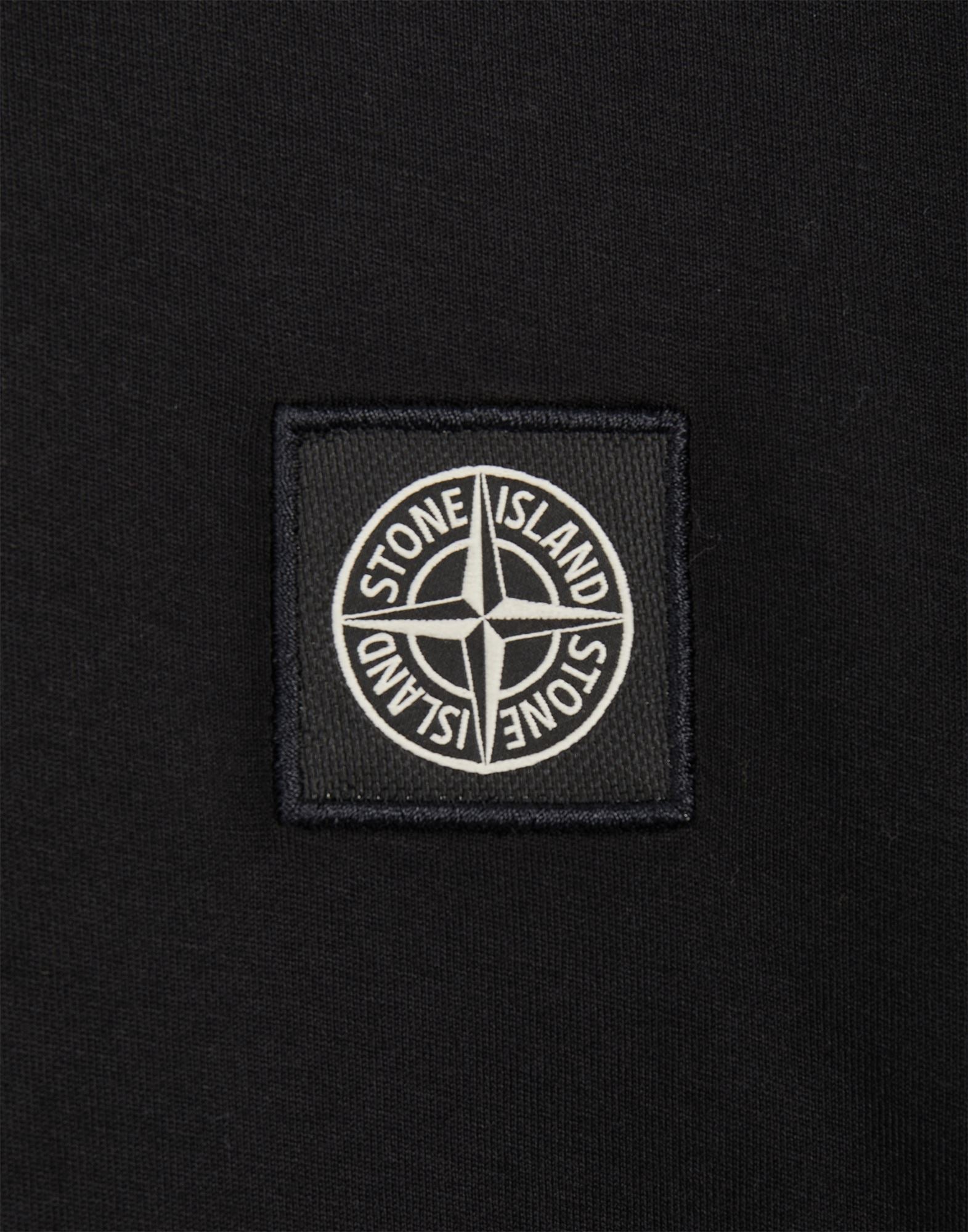 stone island stone island cotton t-shirt (black)