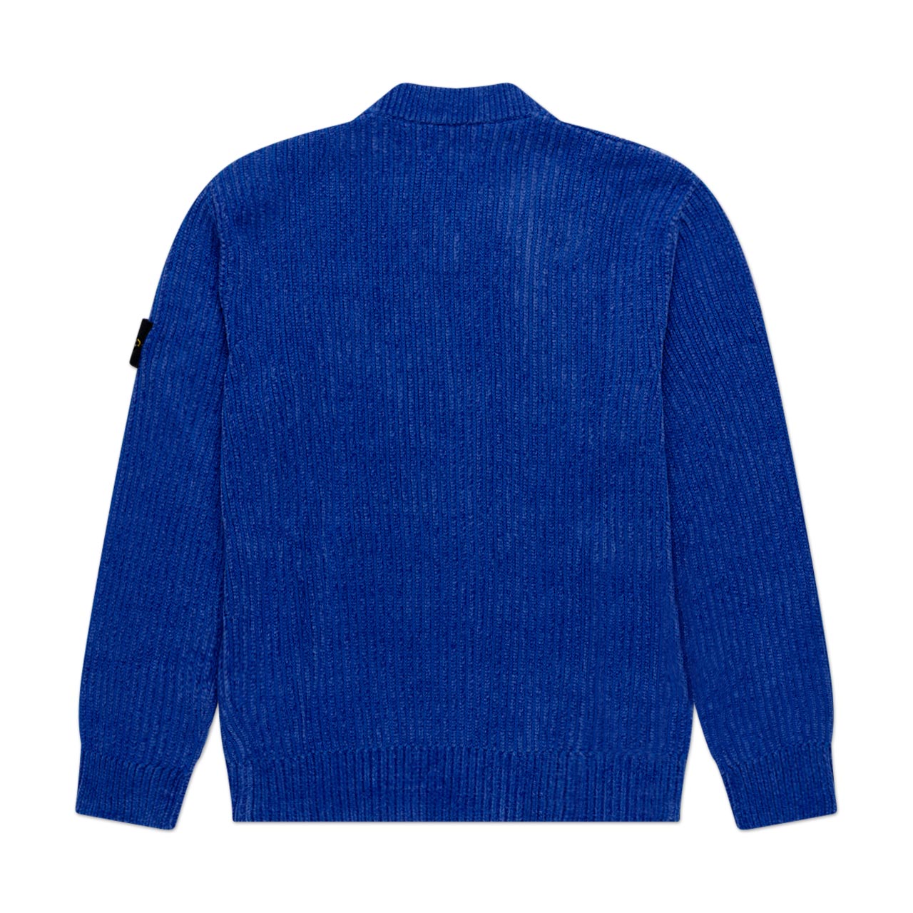 stone island knitted v-neck sweater (blue) 7515554A5-V0043 - a.plus