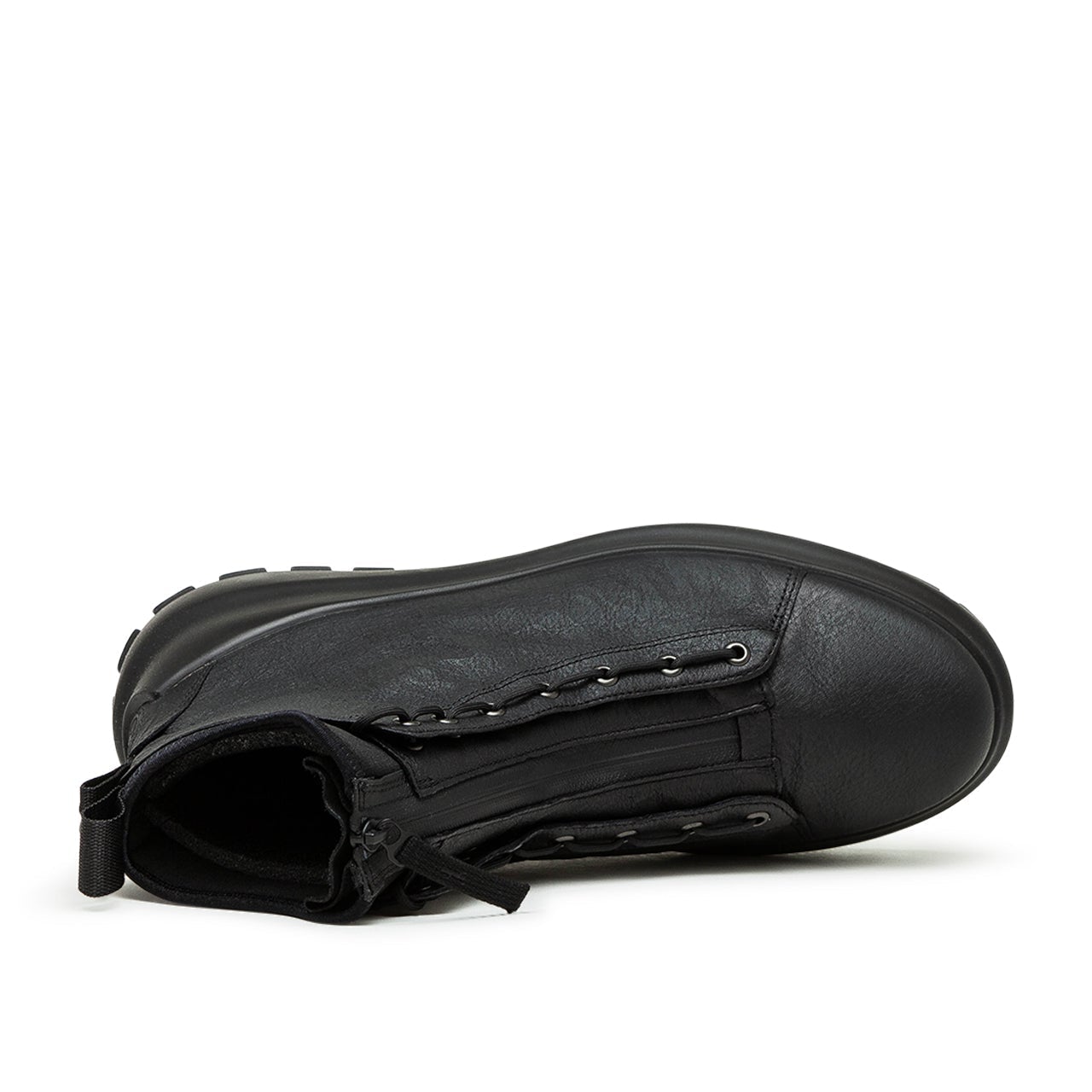 stone island stone island leather boots (black)