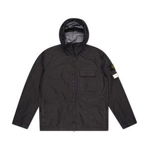 stone island stone island light zip jacket (black)