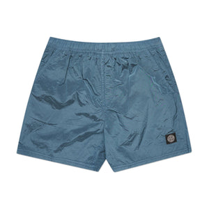 stone island stone island nylon metal swim shorts (blue)