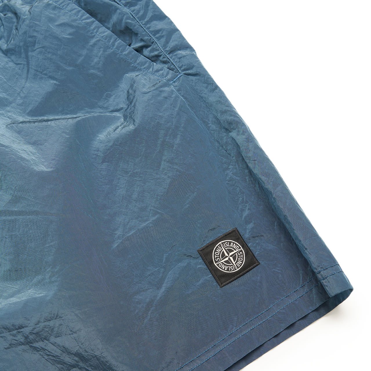 stone island stone island nylon metal swim shorts (blue)