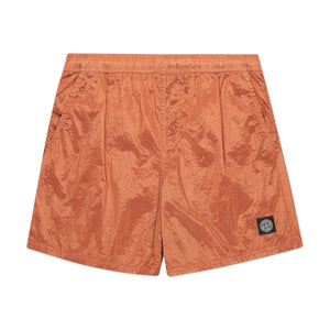 stone island stone island nylon metal swim shorts (orange)