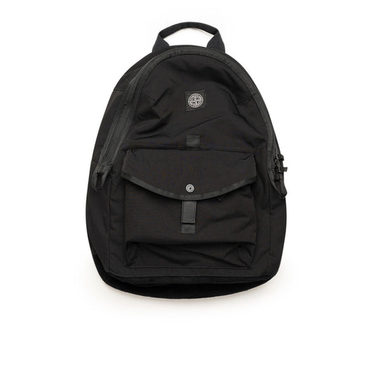 stone island stone island nylon twill backpack (black) 761591174.V0029