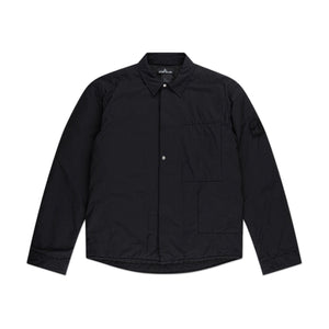 stone island stone island shadow project padded overshirt (black)